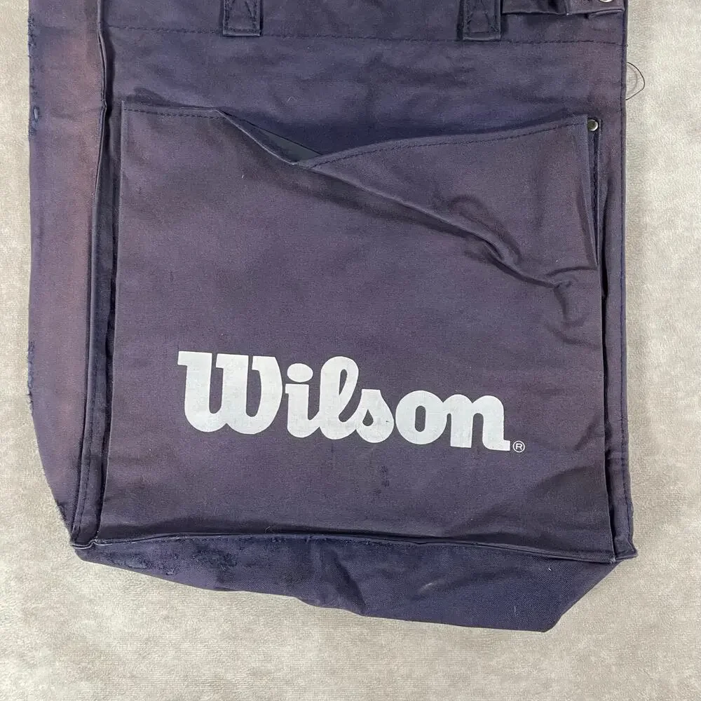 70s Wilson Blue Tennis Hand Tote Laptop Book Vintage Bag